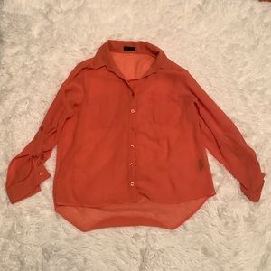 Mine size L button down blouse